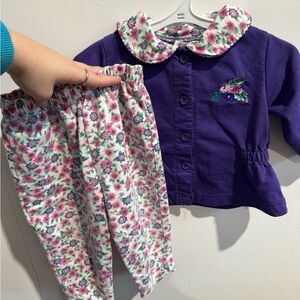 Adorable vintage Zeddy 2pc set
